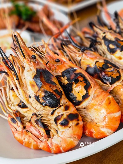 กุ้งใหญ่เผา