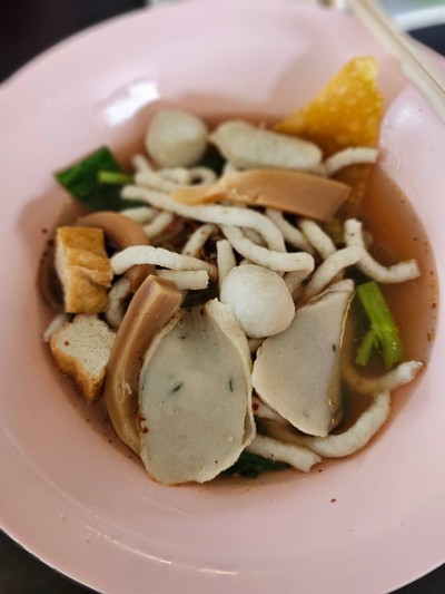 เส้นปลาเย็นตาโฟต้มย้ำ