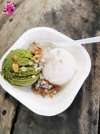 เมนูของร้าน นัฐพร ไอศครีมกะทิสดรสไทย