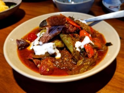 Duck Red Curry With Santol With Olive Leaves