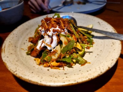 Sugarcane Smoke Pork With Southern Sour Mango