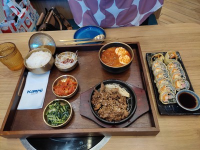 ชุดหมูย่างซอสเกาหลี