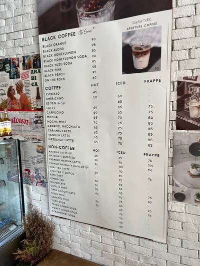 📜 Aperture’s Menu.