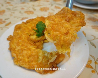 ไข่เจียวกระเทียมดอง