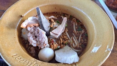เมนูของร้าน ก๋วยเตี๋ยวหมูเทวดา ศรีนครินทร์ บางนา