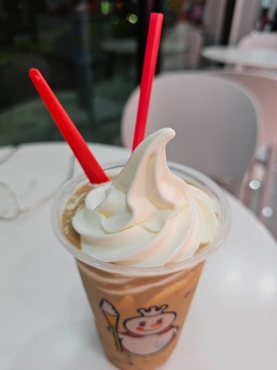 เมนูของร้าน Mixue จามจุรีสแควร์