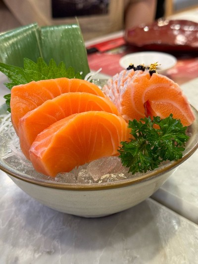 Salmon Sashimi 3+3