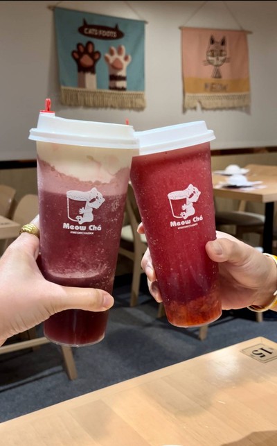 ชาผลไม้ปั่น