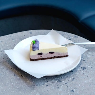 Blueberry Yogurt Cheesecake