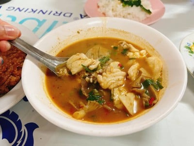 ต้มยำปลากระพง