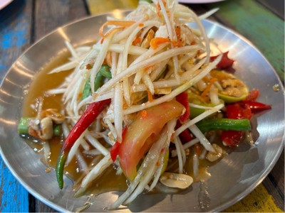 ตำไทไข่เค็ม