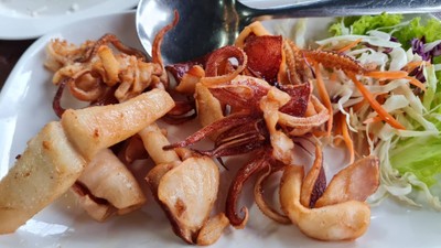 ปลาหมึกแดดเดียว