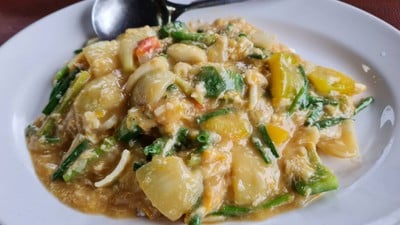 ปูผัดมะนาว