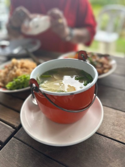 ต้มยำปลาน้ำใส หน่อไม้ดอง