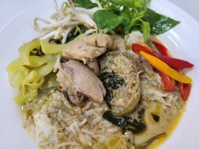 เมนูของร้าน ขนมจีนเจ๊มิ้ง เจริญกรุง 107