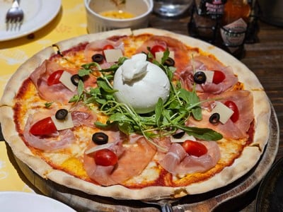 Pizza Parma Ham - Burata Cheese