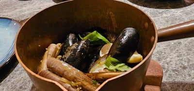 Mediterranean mussels and clam chowder