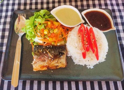 ข้าวปลาซาบะเทอริยากิ