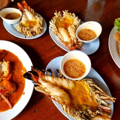 เมนูของร้าน ต้นน้ำริเวอร์วิว บางปะอิน