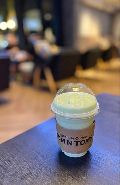 🥝 Kiwi Yogurt Smoothie. (Price 125 Baht.)
