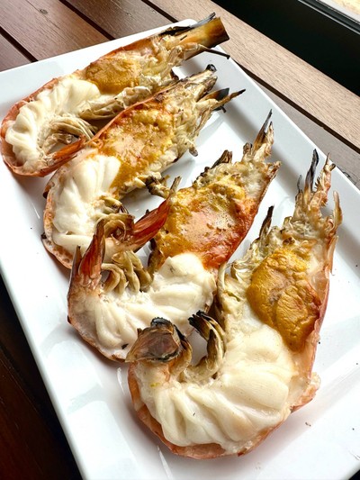 กุ้งใหญ่เผา