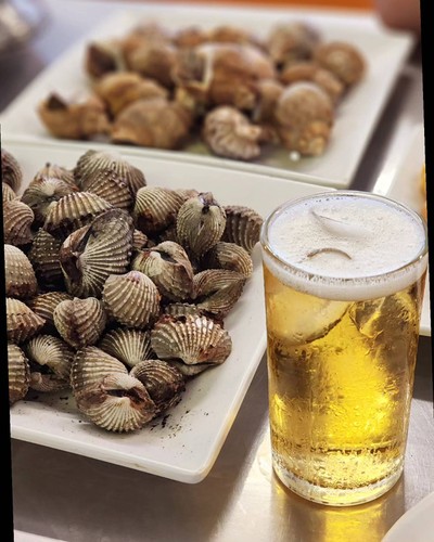 หอยแครงเผา