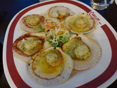 หอยเชลล์อบเนย