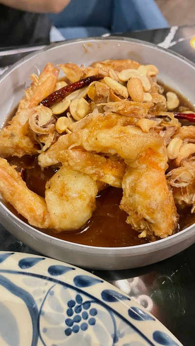 กุ้งซอสมะขาม