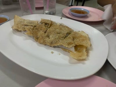 ข้าวเกรียบปากหม้อ(ใสไข่)