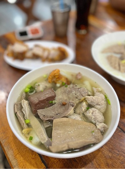 🍲 ก๋วยจั๊บน้ำใส+หมูเด้ง. (ราคา 90 บาท.)