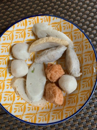 ลูกชิ้นรวมลวก ธรรมดา