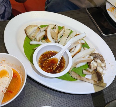 ปลาหมึกย่าง