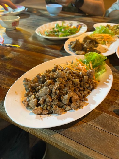 หมูสับผัดหนำเลี้ยบ