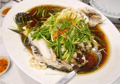 ปลาบู่นึ้งซีอิ้ว