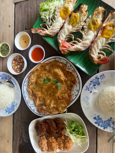 กุ้งใหญ่เผา