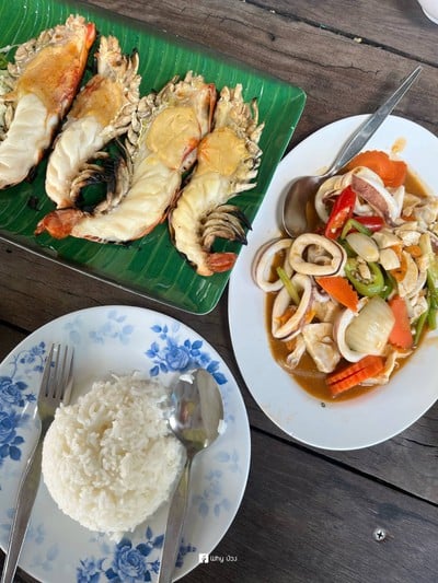 กุ้งใหญ่เผา