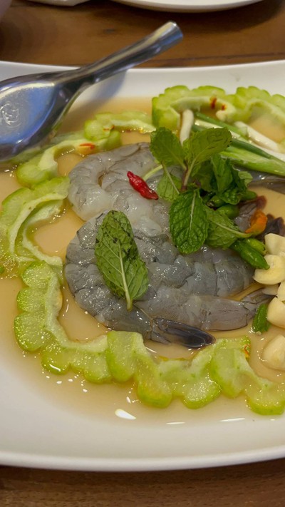 กุ้งแช่น้ำปลา