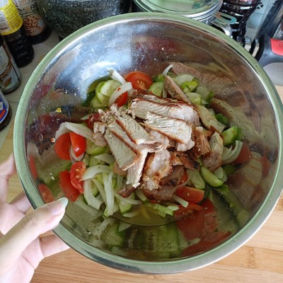 วิธีทำ ยำหมูย่าง วิธีทำ ยำหมูย่าง