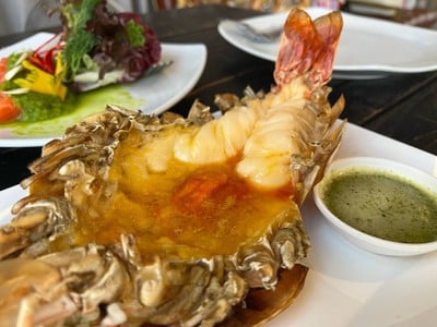 กุ้งแม่น้ำเผาเล็ก