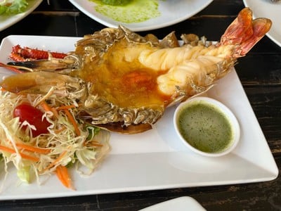 กุ้งแม่น้ำเผาเล็ก