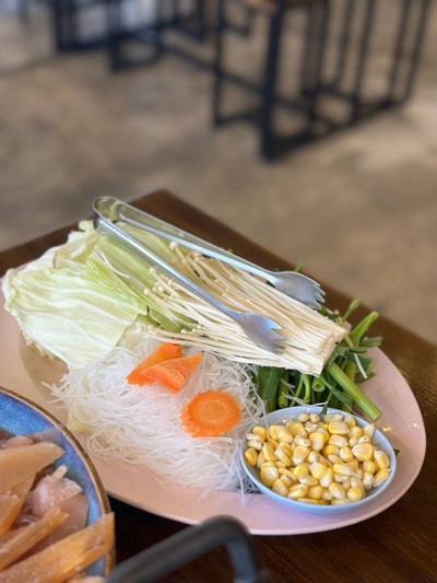 (ผักสด)ชุดหมูกระทะ 499 บาท
