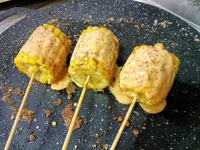 mexican grilled corn 🌽 mexican grilled corn 🌽