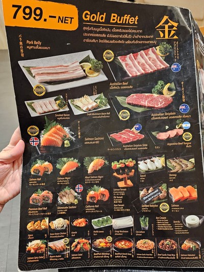 ป้ายราคาหรือสมุดเมนู