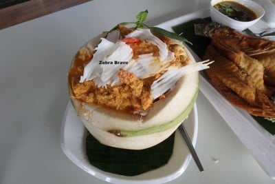 ห่อหมกทะเลมะพร้าวอ่อน