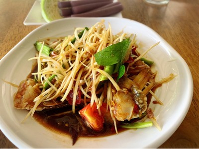 ส้มตำปูม่าใส่ปลาร้า