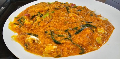 เนื้อปูผัดผงกะหรี่