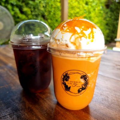 อเมริกาโน่เย็น ชาไทยชีสต์ฝอยทอง