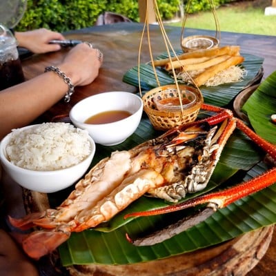 กุ้งแม่น้ำเผา