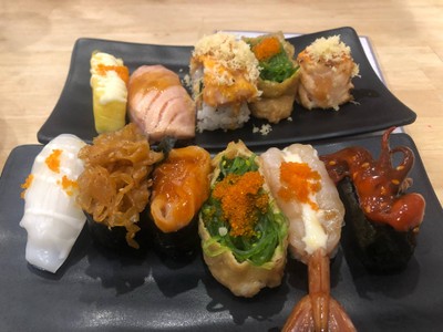 ซูชิต่างๆ