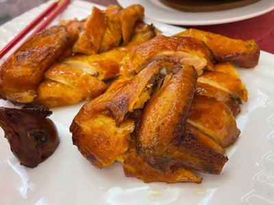 ไก่ย่างหนังกรอบ